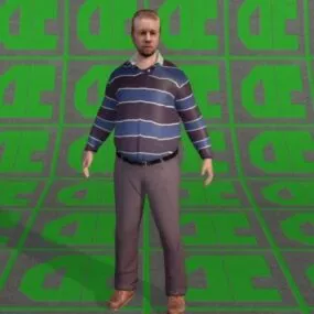 Casual Man 3d model