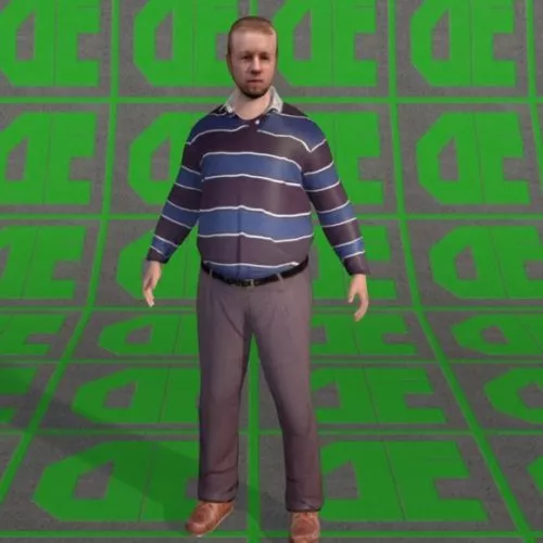 Casual Man 3d model Casual Man 3d model