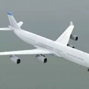 Airplane Airbus 340 3d model