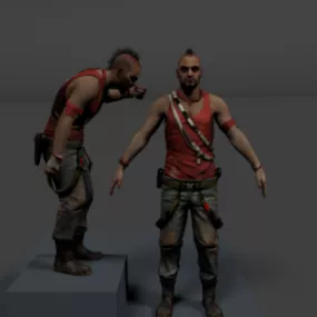 Farcry 3 Vass 3d model