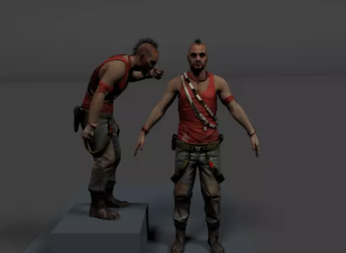 Farcry 3 Vass 3d model Farcry 3 Vass 3d model