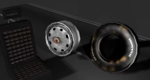 Seat Tyre And Ring 3d model Seat Tyre And Ring 3d model