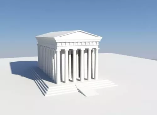 Russian Temple Architecture 3d model
