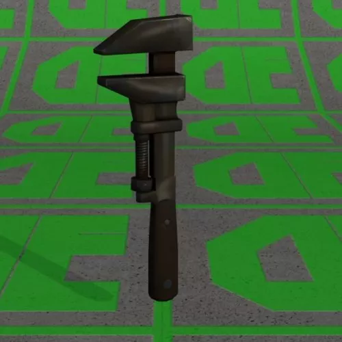 Wrench 3d model Wrench 3d model