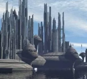 Atlantis City 3d model