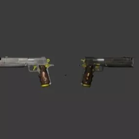Ebony & Ivory 3d model