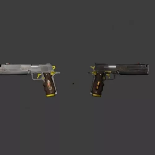 Ebony & Ivory 3d model Ebony & Ivory 3d model