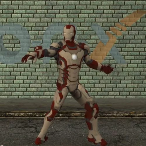 Iron Man Mark 42 3d model Iron Man Mark 42 3d model