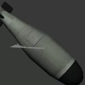 Weapon Bomb  Free 3d model