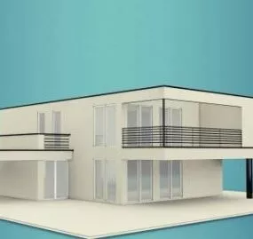 Villa  Building 3d model