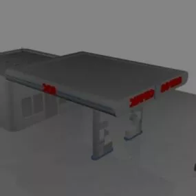 Gas Station 3d model