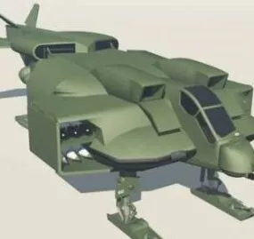 Weapon Drop Ship 3d model