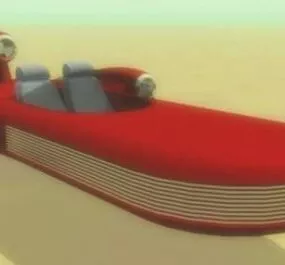 Luke Skywalkers Landspeeder 3d model