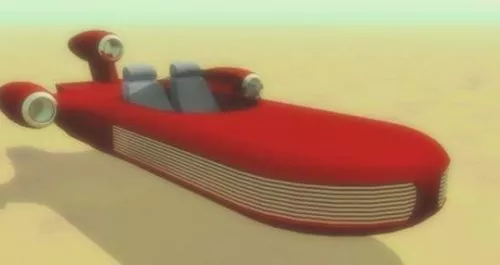 Luke Skywalkers Landspeeder 3d model Luke Skywalkers Landspeeder 3d model
