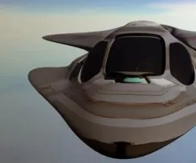 Quad Transport Aircraft 3d model