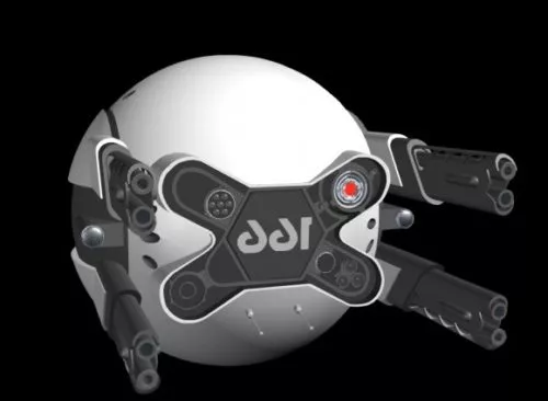 Futuristic Drone, Dragonfly Bot 3d model
