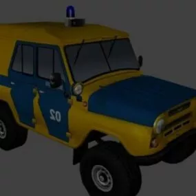 Uaz 469 Car 3d model
