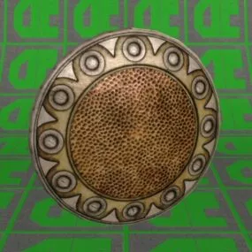 Amazonian Shield Weapon 3d model