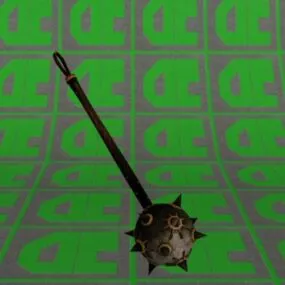 Hawkgirl Mace Weapon  Free 3d model