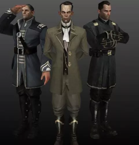 Dishonored – The Resistance Trio 3d model Dishonored – The Resistance Trio 3d model