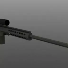 M107 Barrett 3d model