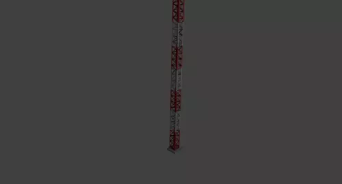 Eiffel Tower Black Steel Structure 3d model