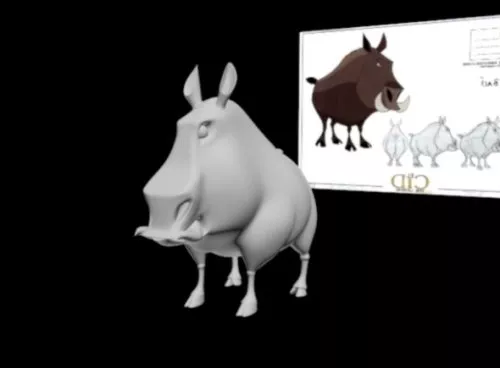Cartoon Gorax 3d model Cartoon Gorax 3d model