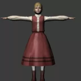 Citizen Girl 3d model