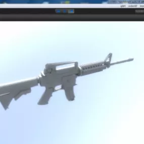 M4a1 Sopmod 3d model