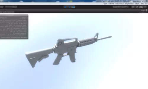 M4a1 Sopmod 3d model M4a1 Sopmod 3d model