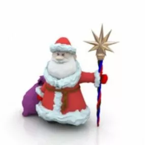 Childrend Toy Santa Claus Character 3d model