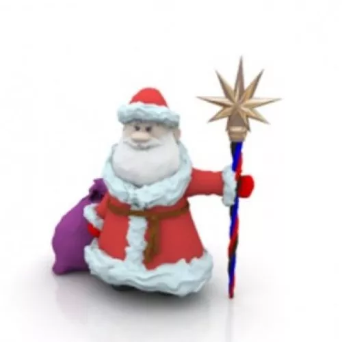 Childrend Toy Santa Claus Character 3d model Childrend Toy Santa Claus Character 3d model