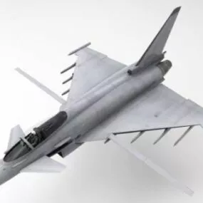 Eurofighter Typhoon Aircraft 3d model