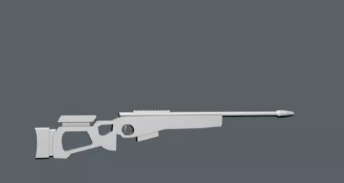 Sv-98 Sniper 3d model Sv-98 Sniper 3d model