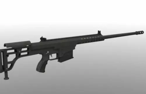 M98b Barrett Weapon 3d model M98b Barrett Weapon 3d model