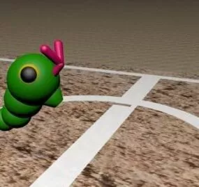 Caterpie Pokemon 3d model