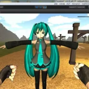 Hatsune Miku 3d model
