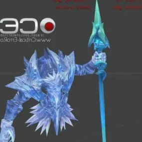 Wendigo Shaman Monster 3d model