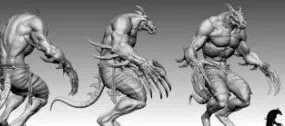 Bad Dog Character 3d model