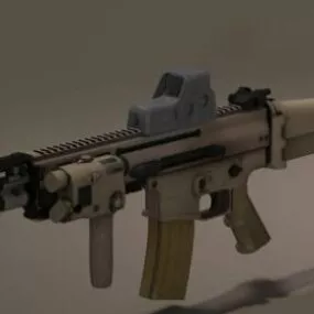 Mk 16 Machine Gun 3d model