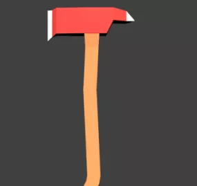 Tool Fire Axe 3d model