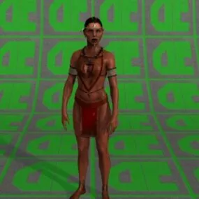 Amazon Generic Female 3d model