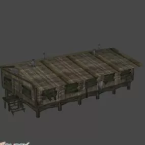 Barrack House 3d model