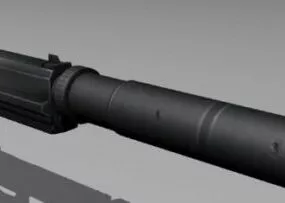 Mk23 Pistol Gun  Free 3d model