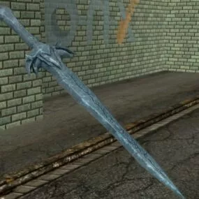 Killer Frost Ice Sword 3d model