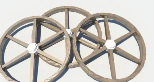A Simple Whell 3d model A Simple Whell 3d model