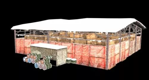 The Warehouse Game Building 3d model