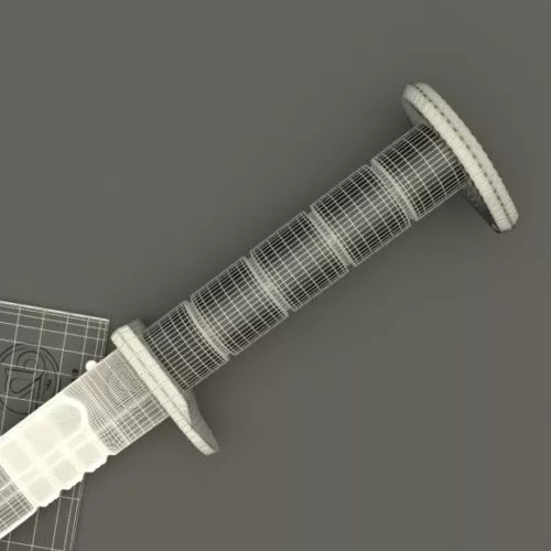 Spy Gear Set With Combat Knife 3d model