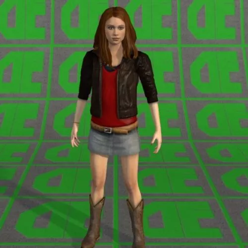 Amy Pond 3d model Amy Pond 3d model