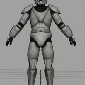 Star Wars Republic Commando  Character 3d model